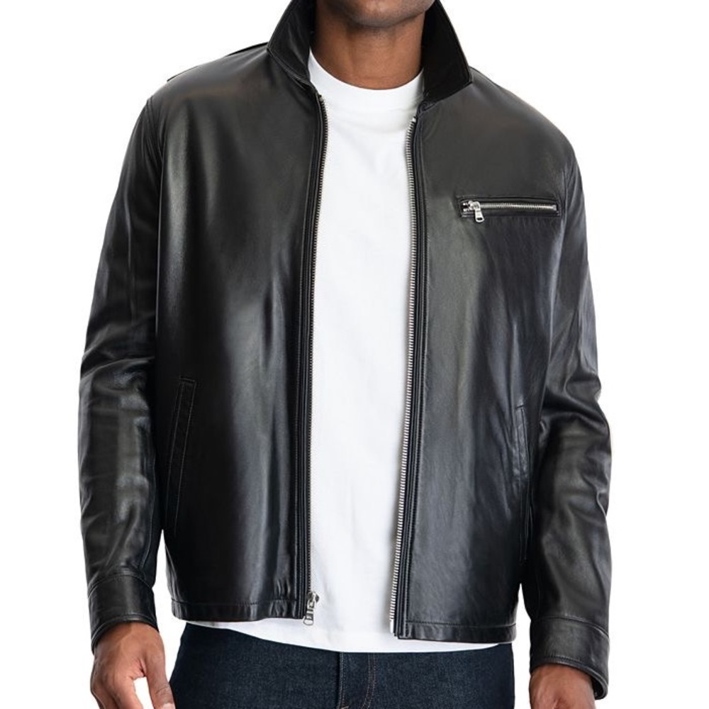Michael Kors Mens Leather Jacket